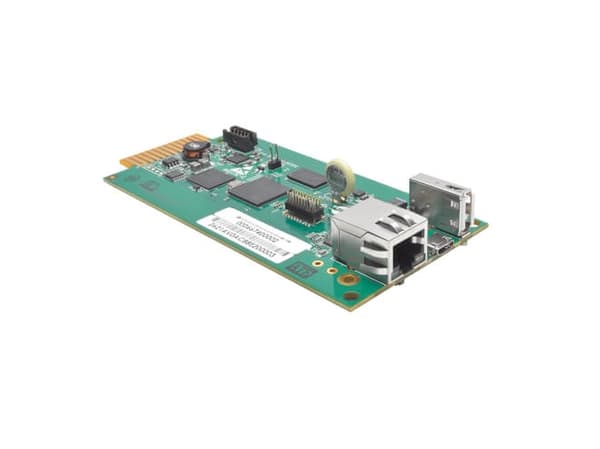 Tripp Lite UPS Web Management Accessory Card SNMP Remote Monitoring HTML5 - Adapter for fjernstyrt administrasjon - 100Mb LAN - 100Base-TX