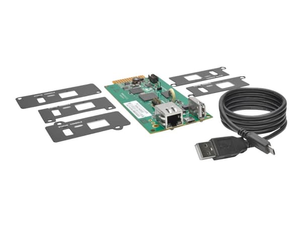Tripp Lite UPS Web Management Accessory Card SNMP Remote Monitoring HTML5 - Adapter for fjernstyrt administrasjon - 100Mb LAN - 100Base-TX