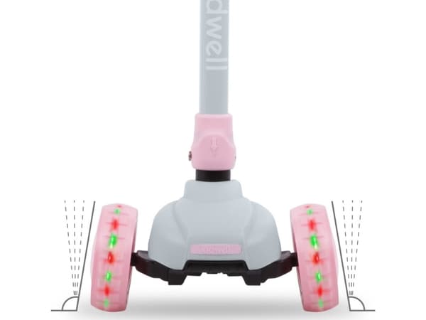 Kidwell Balance scooter JAX grå/rosa kidwell