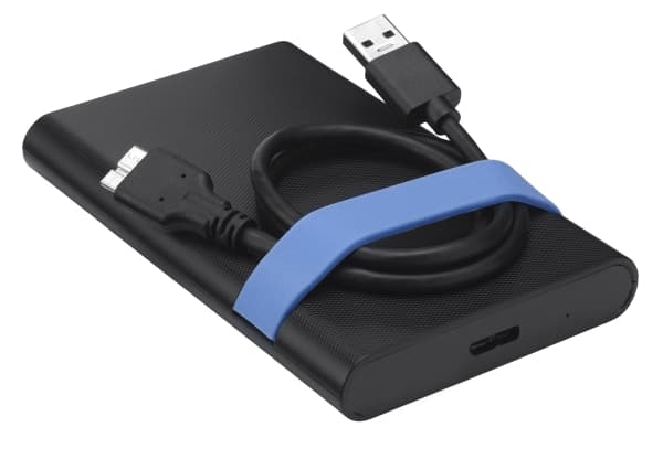Verbatim Store''N''Go Enclosure Kit, HDD-/SSD-kotelo, 2.5", SATA, USB-liitettävyys, Musta, Sininen