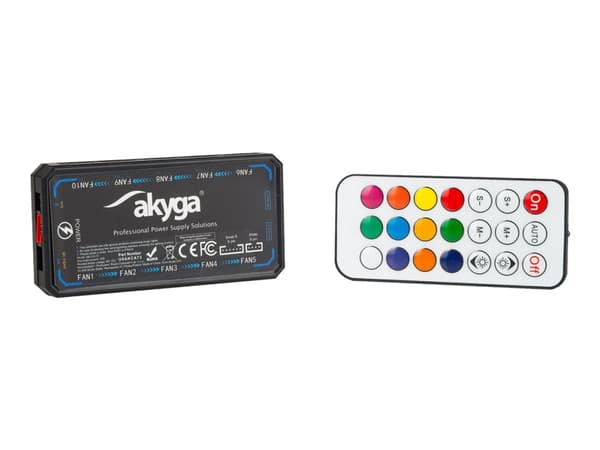 Akyga AK-CA-73 - Fläkt-LED-kontroll - svart