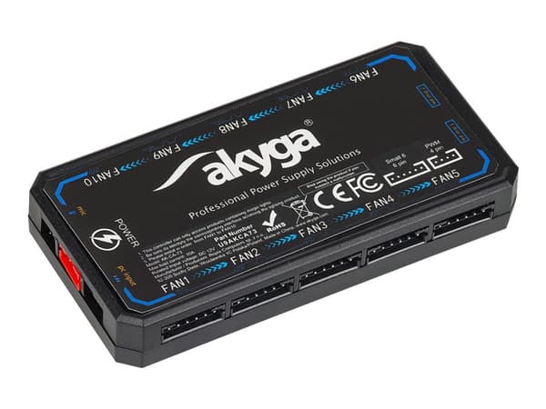 Akyga AK-CA-73 - Fläkt-LED-kontroll - svart