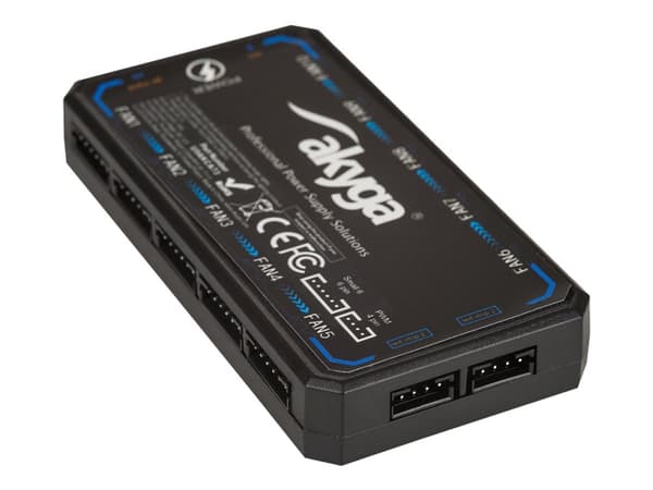 Akyga AK-CA-73 - Fläkt-LED-kontroll - svart