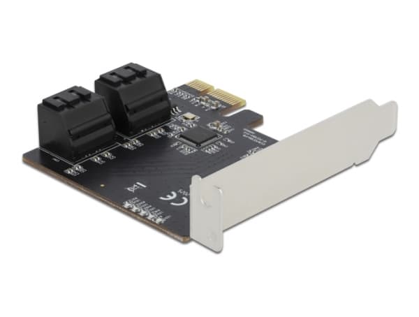 Delock - Kontrollerkort - SATA 6Gb/s - låg profil - PCIe 3.0 x2