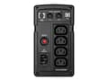 Miniatyrbilde 3 av 5: CyberPower RT650EI - UPS - AC 230 V - 400 watt - 650 VA - RS-232, USB - utgangskontakter: 4 - svart