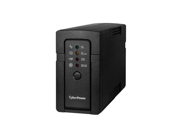 CyberPower RT650EI - UPS - AC 230 V - 400 watt - 650 VA - RS-232, USB - utgangskontakter: 4 - svart