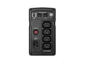 Miniatyrbilde 5 av 5: CyberPower RT650EI - UPS - AC 230 V - 400 watt - 650 VA - RS-232, USB - utgangskontakter: 4 - svart
