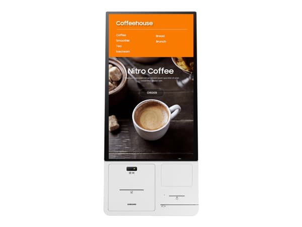 Samsung KM24A - Kiosk inntil - monitor: LED 23.8" 1920 x 1080 (Full HD) berøringsskjerm