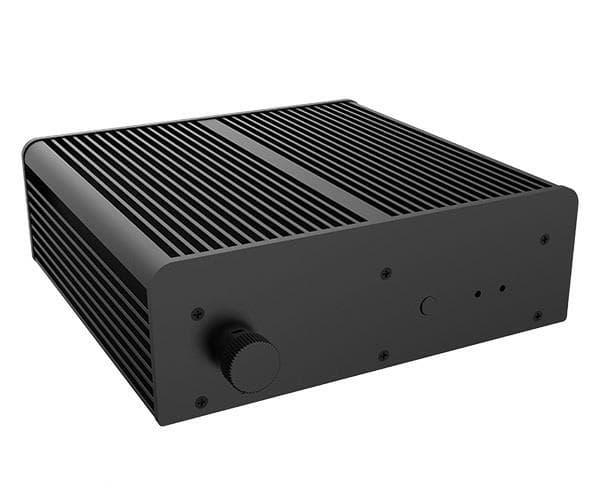 Akasa Pascal PX, Ultra Small Form Factor (USFF), PC, Svart, Aluminium, Harddisk, Kraft indikator, 195,6 mm