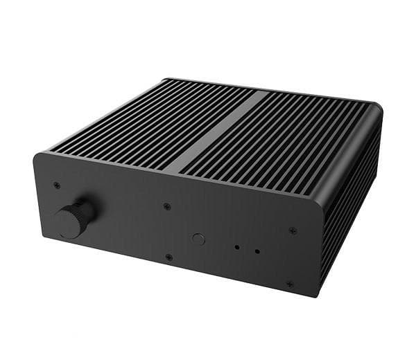 Akasa Pascal PX, Ultra Small Form Factor (USFF), PC, Svart, Aluminium, Harddisk, Kraft indikator, 195,6 mm