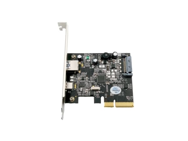 EXSYS EX-12002-2, PCIe, USB 3.2 Gen 2 (3.1 Gen 2), 10 Gbit/sek.