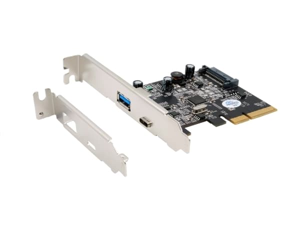 EXSYS EX-12002-2, PCIe, USB 3.2 Gen 2 (3.1 Gen 2), 10 Gbit/sek.