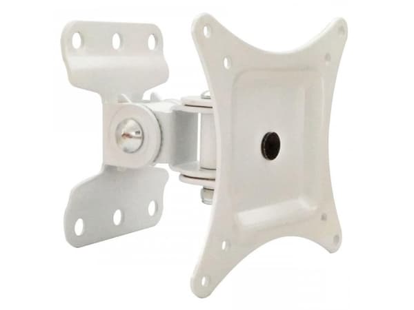 TECHly - Brakett - full bevegelse - for LCD-skjerm - hvit - skjermstørrelse: 13"-30" - veggmonterbar