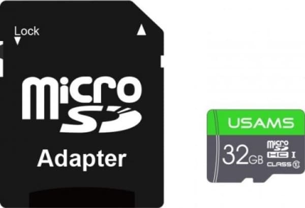 Usams USAMS card 32GB 10C memory card + ZB118TF01 adapter (US-ZB118)