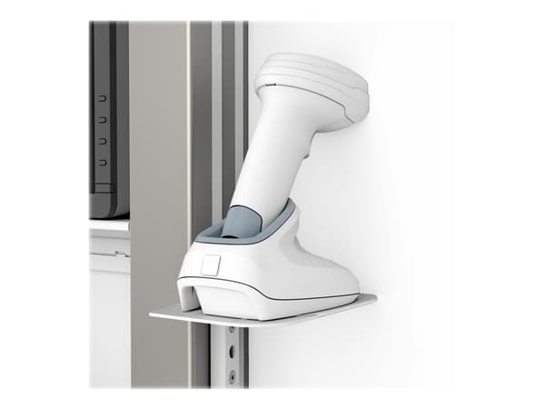 Ergotron CareFit - Monteringskomponent (horisontell konsol) - för streckkodsskanner - medicinsk - snövit - kapsling - för P/N: 61-367-030, 61-367-060