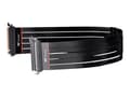 Miniatyrbild 1 av 5: Thermaltake TT Premium PCI-E 4.0 Extender - PCI Express x16-kabel - 164 pin PCI Express (hane) till 164 pin PCI Express (hona) - 60 cm - svart
