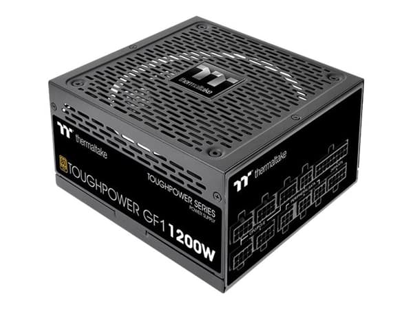 Thermaltake ToughPower GF1 1200W - TT Premium Edition - virtalähde (sisäinen) - ATX12V - 80 PLUS Gold - AC 100-240 V - 1200 Watt - aktiivinen PFC - m musta