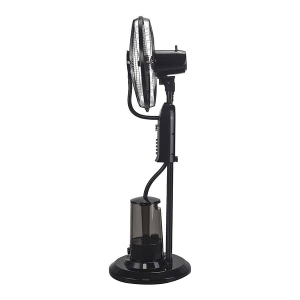 Dimfläkt 125x40x40cm 3 fläkthastigheter fuktfunktion med timer oscillerande funktion svart [in.tec]