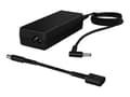 Pikkukuva 1 / 5: HP 90W Smart AC Adapter, Kannettava tietokone, Sisätila, 100-240 V, 50/60 Hz, 90 W, Musta