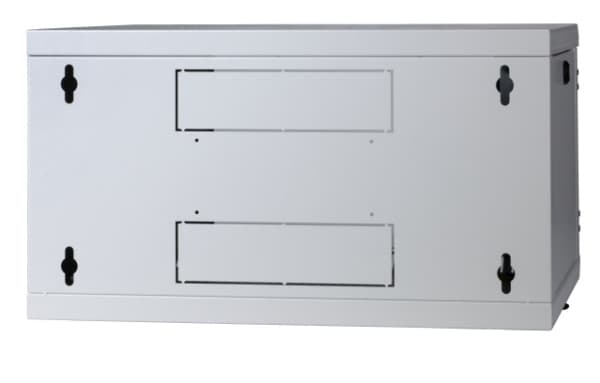 EFB Elektronik 691606VGR.50, Väggmonterad rack, 6U, 40 kg, Knapplås, Grå