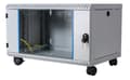 Pikkukuva 5 / 5: EFB Elektronik 691706VGR.40, Seinään asennettava laitekehikko, 6U, 50 kg, Näppäinlukko, Harmaa