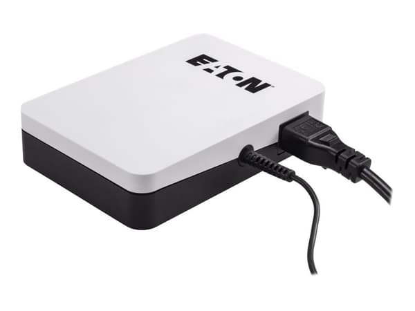 Eaton 3S Mini - UPS - AC 90-264 V - 36 watt - 2.2 Ah - utgangskontakter: 1 - Frankrike - svart, hvit Sort, Hvit