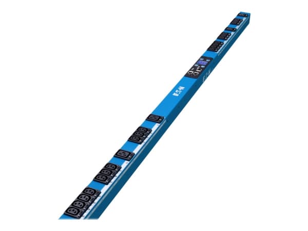 Eaton Metered Input Rack PDU EMIB08-30B - Strømfordelerenhet (kan monteres i rack) - AC 200-240 V - 7.4 kW - enkeltfase - Ethernet, RS-232 - inngang: Blå