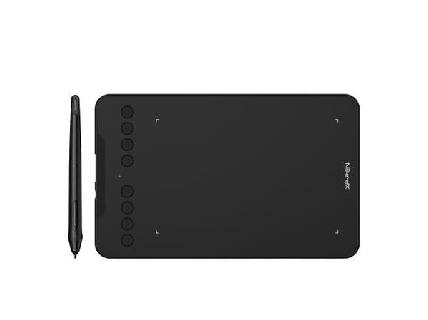 XPPen DECO MINI 7, Koblet med ledninger (ikke trådløs), 5080 Ipi, 177,8 x 111,1 mm, USB, 1 cm, Penn