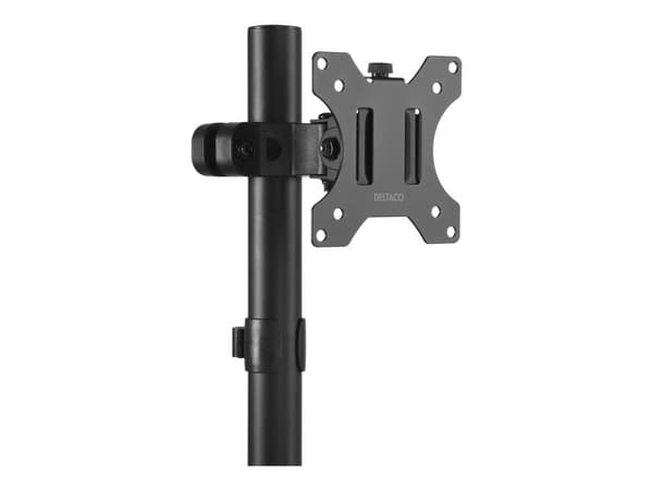 DELTACO Office ARM-0304 - Monteringssett (leddarm, stangklemme) - Free-Tilting - for LCD-skjerm - hvit - skjermstørrelse: 17"-32" - rør