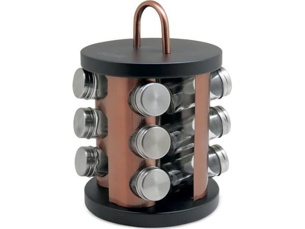 Kamille Rotary maustehylly 12-osainen KM-7034