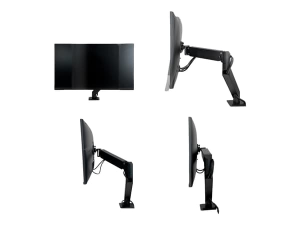 ARCTIC X1-3D - Monteringssett (leddarm) - full bevegelse - for Skjerm - stål, sink-legering, aluminiumslegering - matt svart - skjermstørrelse: up to