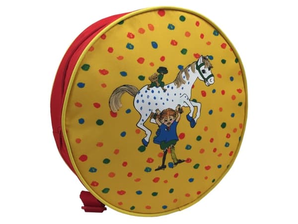 Pippi Round Backpack, cushioned shoulder straps and back