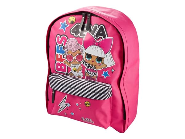 L.O.L. Surprise! Together 4Eva Backpack with front zipped pocket with padded adjustable shoulder straps