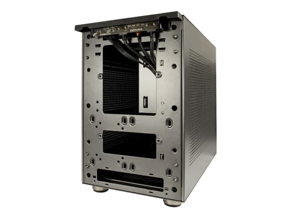 Inter-Tech IM-1 POCKET, Micro Tower, PC, Musta, ITX, mikro ATX, 15,5 cm, 33,5 cm