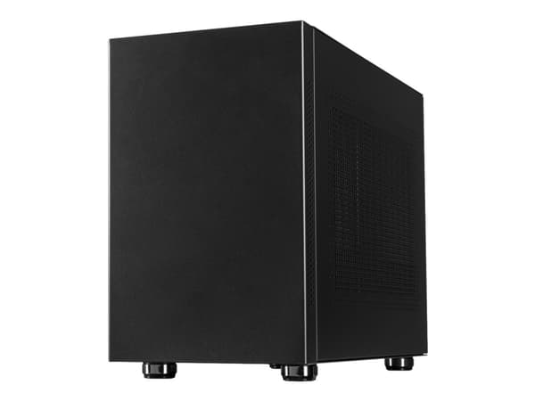 Inter-Tech IM-1 Pocket - Microtower - micro ATX - ingen strömförsörjning (ATX12V / SFX12V) - antracit - USB/ljud Svart