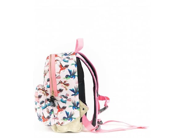 Pick & Pack Birds Backpack (22 x 31 x 11 cm) - Soft pink
