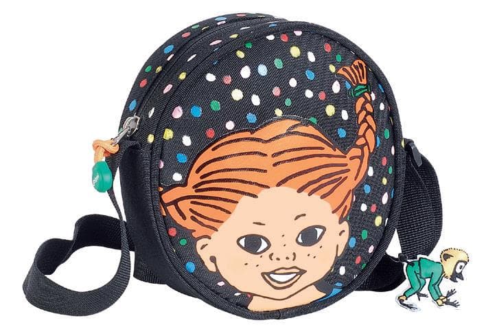 Pippi Round Shoulder bag (1,5 liters) - Black