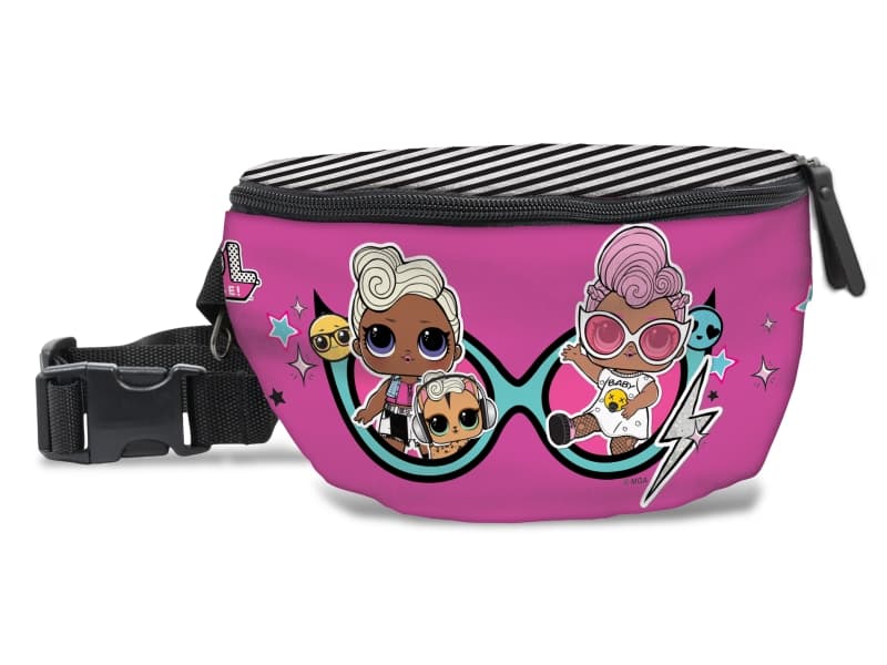 L.O.L. Surprise! Together 4Eva Belt bag, lenght of strap: 110 cm, extra zipped pocket on back (2,5 liters)