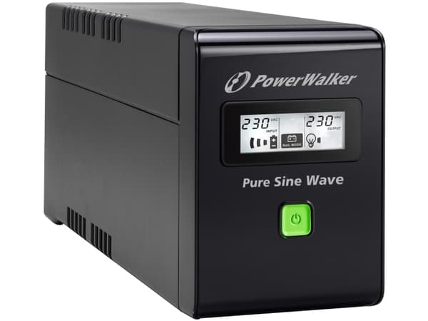 PowerWalker VI 600 SW, Linje-Interactive, 0,6 kVA, 360 W, 162 V, 290 V, 220 V