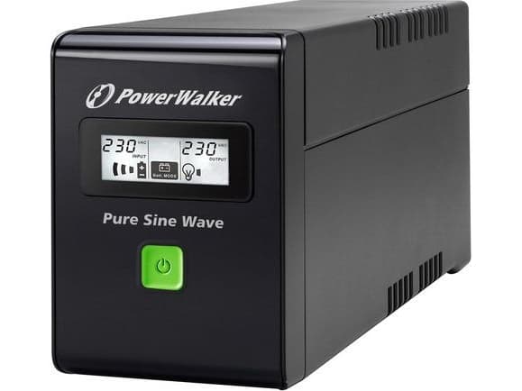 PowerWalker VI 600 SW, Linje-Interactive, 0,6 kVA, 360 W, 162 V, 290 V, 220 V