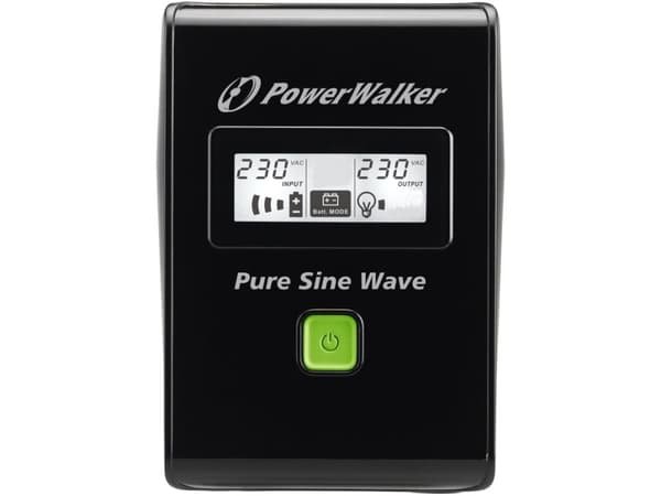 PowerWalker VI 600 SW, Linje-Interactive, 0,6 kVA, 360 W, 162 V, 290 V, 220 V
