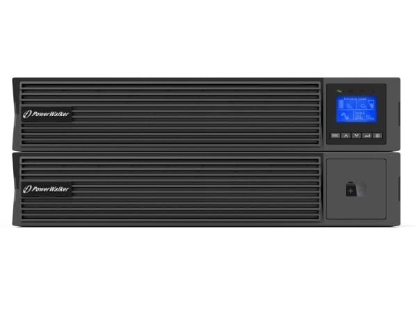 PowerWalker VFI 3000 ICR IoT, Dobbeltkonvertering (Online), 3 kVA, 3000 W, Pure sine, 160 V, 300 V
