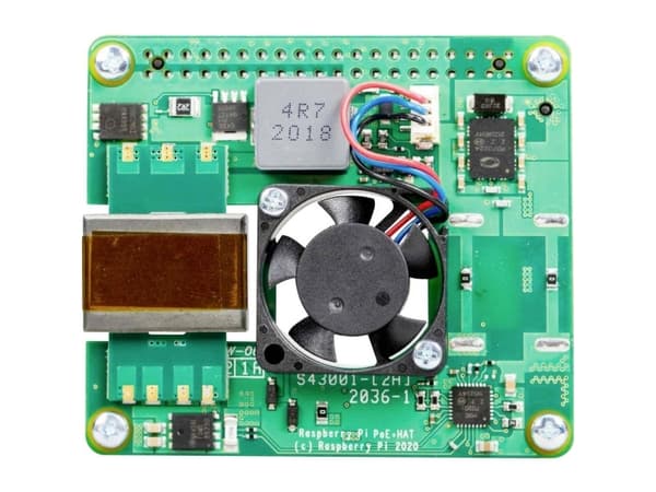Raspberry Pi PoE+ HAT - Lisälevy - lisälevy