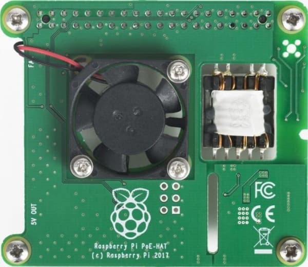 Raspberry Pi PoE+ HAT - Lisälevy - lisälevy
