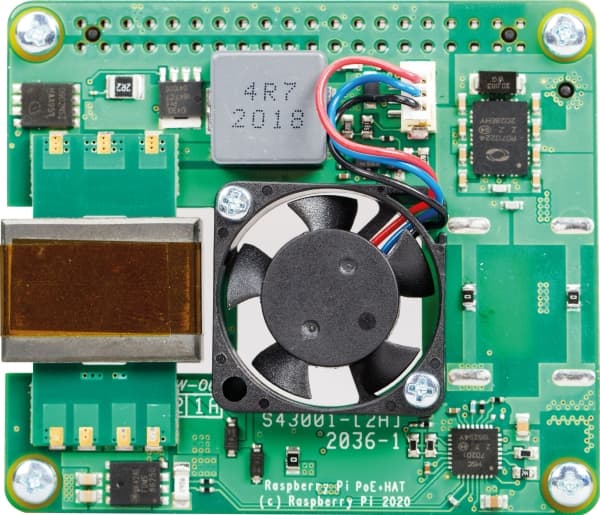 Raspberry Pi PoE+ HAT - Lisälevy - lisälevy