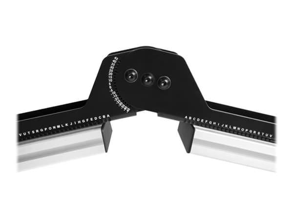 B-TECH System X - Komponenter for montering (vinkeljusteringsplugg) - sort