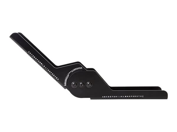 B-TECH System X - Komponenter for montering (vinkeljusteringsplugg) - sort