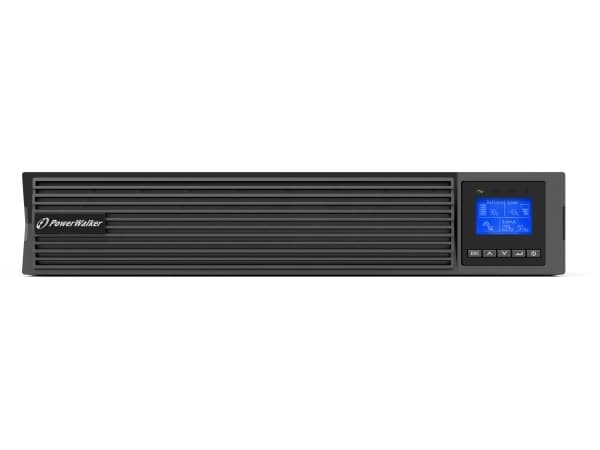 PowerWalker VFI 1500 ICR IoT, Taajuuden kaksoismuunnos (verkossa), 1,5 kVA, 1500 W, Sini, 110 V, 300 V