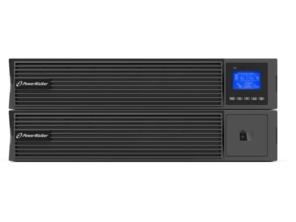 PowerWalker VFI 1500 ICR IoT, Taajuuden kaksoismuunnos (verkossa), 1,5 kVA, 1500 W, Sini, 110 V, 300 V