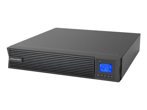 PowerWalker VFI 1500 ICR IoT, Taajuuden kaksoismuunnos (verkossa), 1,5 kVA, 1500 W, Sini, 110 V, 300 V